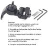 Black EM-70 Mobile Car Radio Antenna Mount Bracket Base Clip Stainless Steel Car Mount Bracket Base Clip Accessories view 2