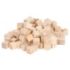 Wooden Cubes, Lightweight Wood Blocks for Letter Blocks, 1x1x1cm, Natural Wood Color, 100 Pieces view 1