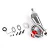 FLMLF CNC Metal Clamp Exhaust Tuned Pipe of 23CC-36CC Engine for 1/5 HPI ROFUN BAHA King Motor ROVAN BAJA SS 5B 5T 5SC Rc Parts (Red) view 3
