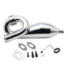 FLMLF Alloy Exhaust Tuned Pipe of 23CC-36CC Engine Fit for 1/5 HPI ROFUN BAHA King Motor ROVAN Baja SS 5B 5T 5SC Truck Parts view 2