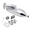 FLMLF Alloy Exhaust Tuned Pipe of 23CC-36CC Engine Fit for 1/5 HPI ROFUN BAHA King Motor ROVAN Baja SS 5B 5T 5SC Truck Parts view 3