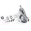 FLMLF CNC Metal Clamp Exhaust Tuned Pipe of 23CC-36CC Engine for 1/5 HPI ROFUN BAHA King Motor ROVAN BAJA SS 5B 5T 5SC Rc Parts (Silver) view 3