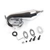 FLMLF CNC Metal Clamp Exhaust Tuned Pipe of 23CC-36CC Engine for 1/5 HPI ROFUN BAHA King Motor ROVAN BAJA SS 5B 5T 5SC Rc Parts (Silver) view 4