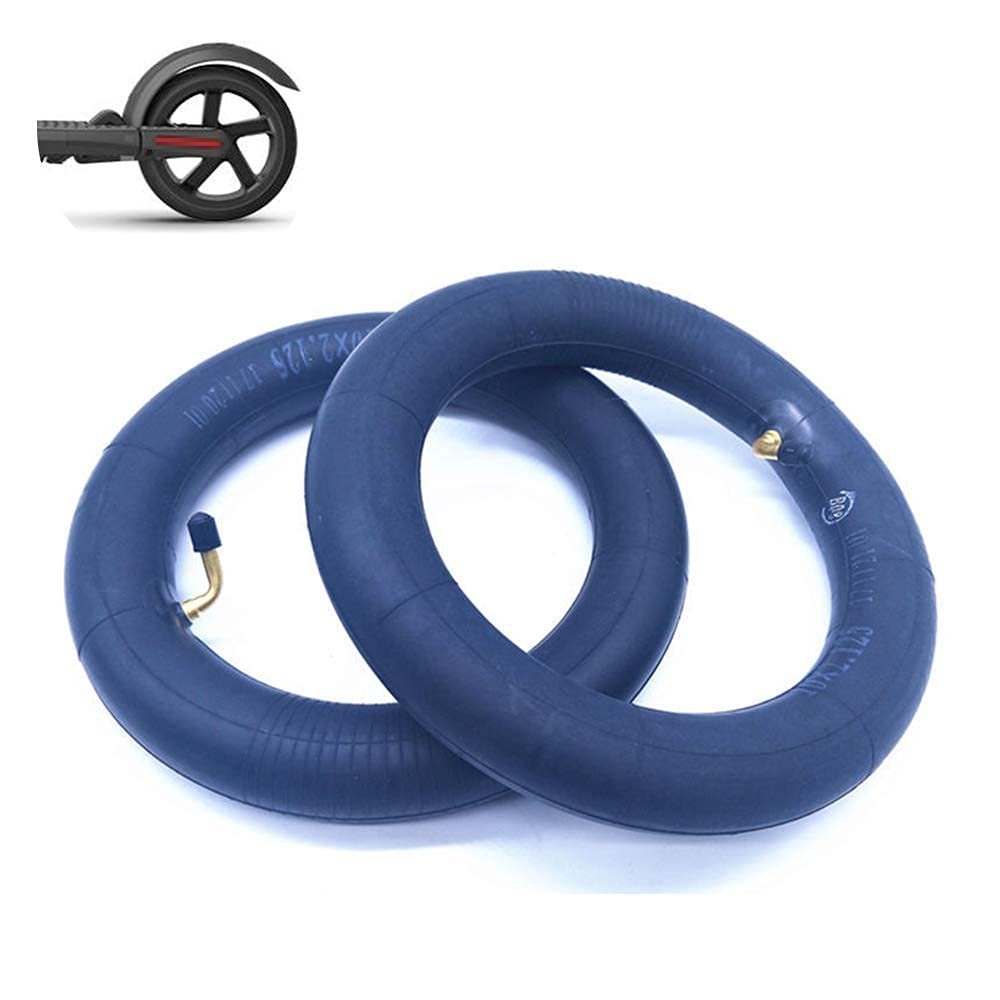 10x2.0-2.50 Butyl Rubber Inflatable Inner Tube Thick and Durable Suitable for 10 Inch Electric Scooter/Balance car/Wheelchair 2 Pcs,Wearable (2.25)