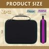 Aoriher 2 Pcs Dice Case with Handle Large Capacity Dice Holder and Display Storage Box with Removable Slotted Tray for 70, Ideal Organizer for Rpg and Dnd Table Games(Green, Purple) view 2