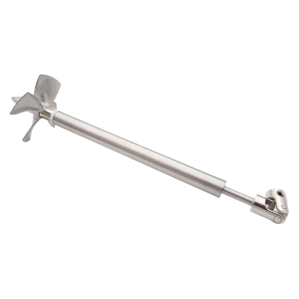 RC Boat Drive Shaft Shaft Sleeve 4-Blades Metal Propeller Joint Coupling Kit for RC Boat Marine Fishing Bait Tug(L35cm Coupler 4.0mm)