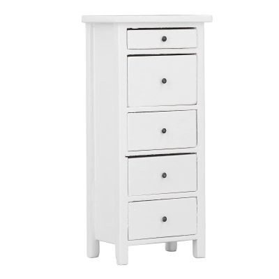 1:12 Scale Dollhouse Chest of Drawers Wooden Miniature White Bedroom Furniture Doll House Decoration 1:12 Miniature Dollhouse Decoration Dollhouse Accessories