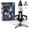Mafbeanl Rocket Launcher for Kids, Self Launching Motorized Air Rocket Toy, Outdoor Toys for Ages 8-12, Model Rockets with Parachute Safely Land, Spaceship Launch up to 200 ft Birthday Gifts for Boys view 1