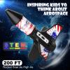 Mafbeanl Rocket Launcher for Kids, Self Launching Motorized Air Rocket Toy, Outdoor Toys for Ages 8-12, Model Rockets with Parachute Safely Land, Spaceship Launch up to 200 ft Birthday Gifts for Boys view 3