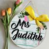 Personalized Teacher Door Sign, Custom Teacher Name Front Door Hanger, Classroom Door Hanger,Classroom Door Sign,Teacher Door Hanger, Teacher Appreciation Gifts, Special Gifts For Teachers view 3