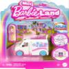 Barbie Mini BarbieLand Doll & Toy Vehicle Set with 1.5-inch Doll, Color-Change Care Clinic Vehicle & Medical Office view 1