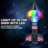 Eieymct Rocket Launcher for Kids - Self-Launching 200 ft Motorized Outdoor Electric Play Toy, High Flying Air Rocket with Launch Set, Birthday Toys Gifts for Boys 8-12, Star Pattern view 3