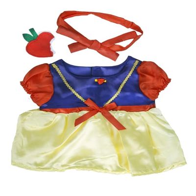 Fairy Tale Princess Dress for 14 to 18 Inch Stuffed Animals Plush Clothes Outfit Gown Soft Dress Up Accessory Fits Teddy Bears Plushies Dolls