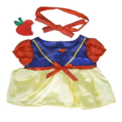 Fairy Tale Princess Dress for 14 to 18 Inch Stuffed Animals Plush Clothes Outfit Gown Soft Dress Up Accessory Fits Teddy Bears Plushies Dolls