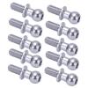 Ball Screw Link Rod for RC Car, Strong Load Bearing Capacity for Tamiya TT01, Silver Aesthetic Design