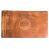 Leather Gaming Playmat 24" x 14" - Personalization Options with Unique Stamp Designs and Snap Closure Band - Ox & Pine Customized Full-Grain Leather (Cafe) view 1