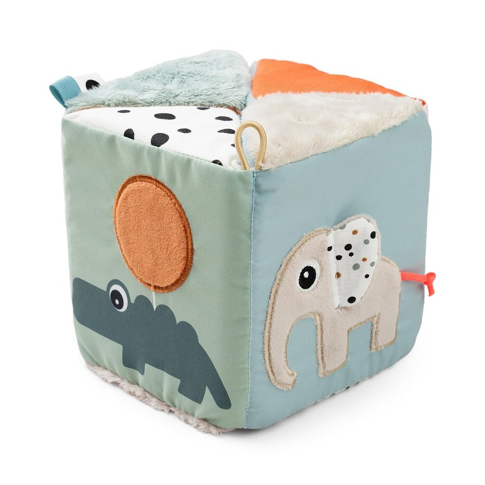Done by Deer Fold-Out Sensory Cube - Deer Friends - Colour Mix - Perfect for tummytime, Crawling Practice, or Seated Play - from 3 Months Baby Toys Educational Entertainment, a Baby Must Have