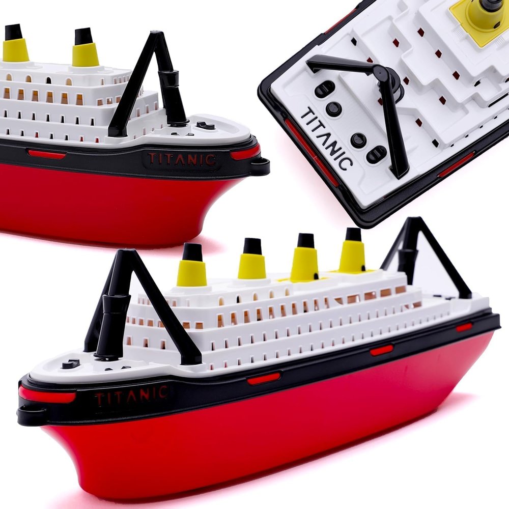 Toyland 41cm (16") Titanic Replica Toy Boat - Kids Floating Water Toy - Pool & Bathtime Toys - 3 Years+