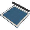 mahjong game set, Blue Square Mahjong Table Mat, Anti Slip Noise Reduction Mahjong Table Pad for Mahjong Poker Card Games, with Carrying Bag (Color : Blue-1, Size : 39.4x39.4inch/100x100cm)(Blue-1,23. view 1