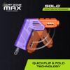 Dart Zone Max Solo Pro Foam Dart Blaster Pistol  120 FPS Single-Shot Foam Dart Blaster for Adults  Mini Foam Blaster for Ages 14+ with 1 Dart Capacity, Quick Fold Action & 10 Darts  120 ft Range view 3