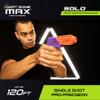Dart Zone Max Solo Pro Foam Dart Blaster Pistol  120 FPS Single-Shot Foam Dart Blaster for Adults  Mini Foam Blaster for Ages 14+ with 1 Dart Capacity, Quick Fold Action & 10 Darts  120 ft Range view 4