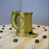 Large Bard Crest Dice Tower with Can Cozy & Storage - DND Dice Tower - Roleplaying Games Accessories - Tabletop RPG Dice Organizer - Dragon Dice Tower for Beer (Purple) view 3
