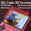 FVBADE[30000 in 1] R40S PRO Handheld Game Console 3.5 inch IPS Screen Mini Retro Console 3800mAh Portable Pocket Arcade 45+ Mainstream Emulator 256G TF Card Transparent.(Red) view 3