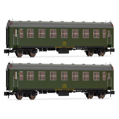 Arnold HN4455 ALSA, 2-Unit Set 6000 Coaches, Olive Green, ep. VI Rolling Stock - Coaches