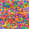 2 Cups of Rainbow Pasta Sensory Bin Filler for Sensory Table - Elbow Noodles view 3
