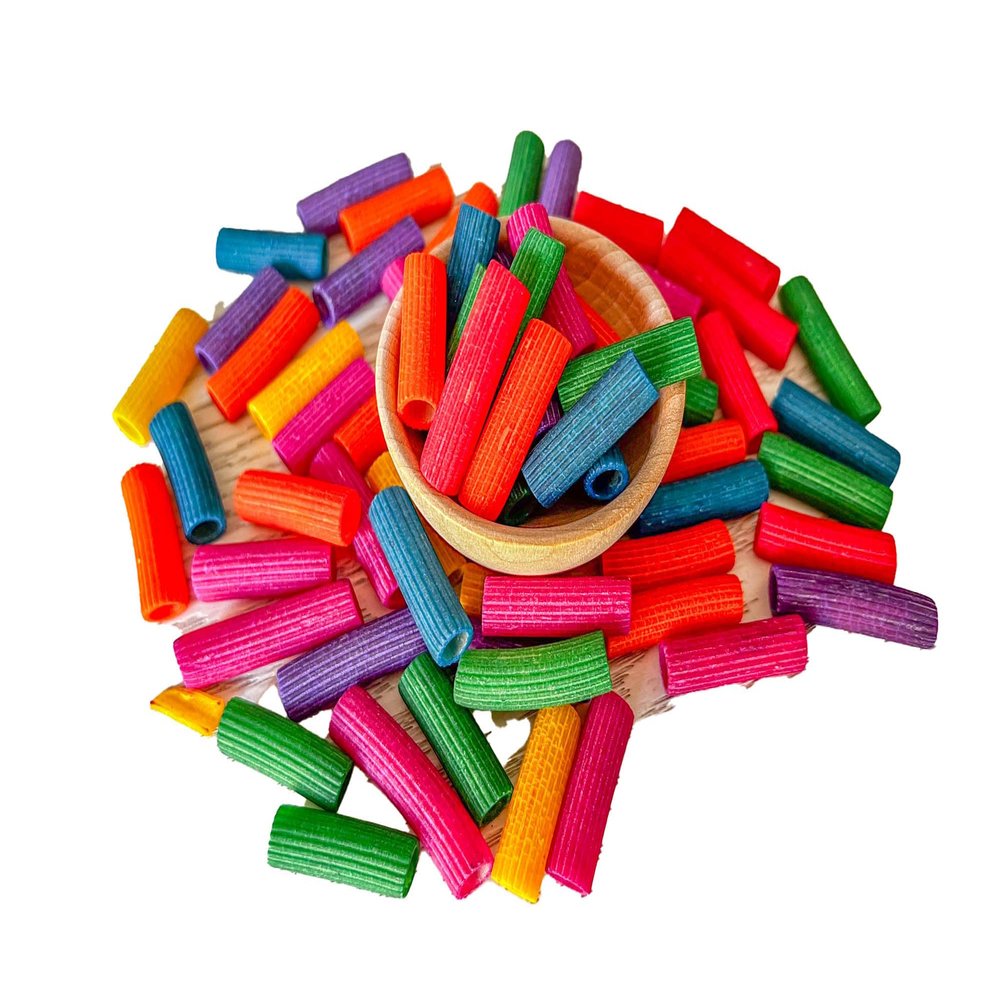 4 Cups of Rainbow Pasta Sensory Bin Filler for Sensory Table