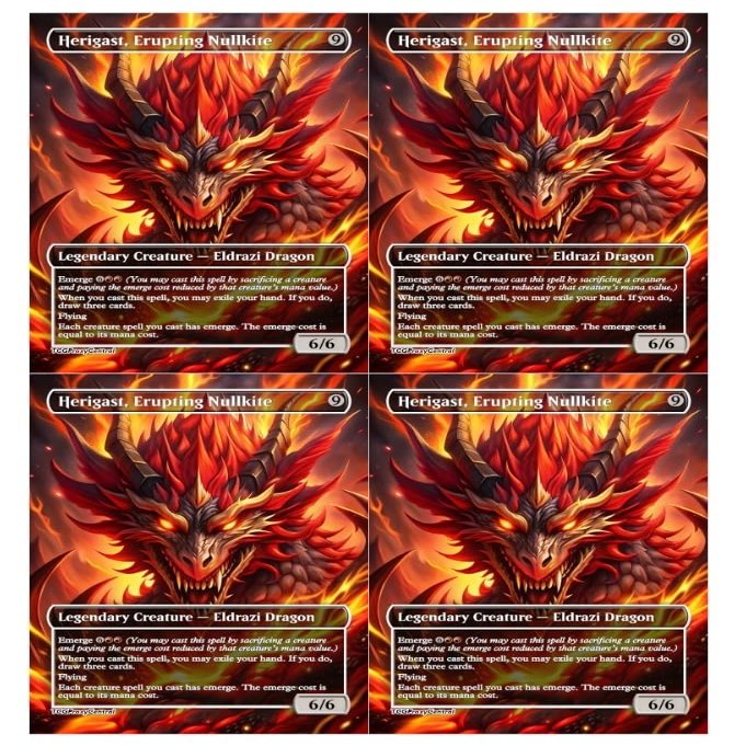 4x | Herigast, Erupting Nullkite | Anime | Full Art | Foil or Non-Foil (Foil)