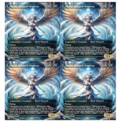 4x | Nadu, Winged Wisdom | Anime | Full Art | Foil or Non-Foil (Foil)