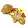 Munnygrubbbers - Mini Desktop Turtle Sand Box - 6 x 6 in - Stress Relief - includes Soft Moldable Play Sand and Mini Tool Accessories - Novelty Gift - Desktop Decor - Zen Garden - (Gold) view 1