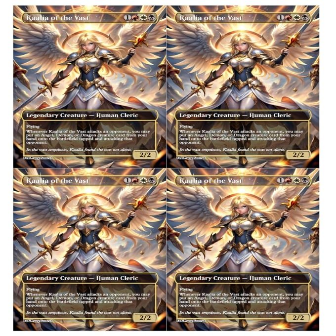 4x | Kaalia of the Vast | Anime | Full Art | Foil or Non-Foil (Foil)