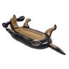 Funny Inflatable Black Dog Pool Float with Cup Holder for Adults, Teens, Pets, Dogs, Dachshund Dog Shape Swimming Floaties, Animal Floats for Pool, Ride on Pool Float view 3