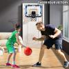 NIPLOOOW Indoor Basketball Hoop for Kids, Over The Door Mini Basketball Hoops, LED Light Mini Hoop with Scoreboard & 4 Balls, Kids Basketball Hoop Sport Toys Gifts for 5 6 7 8 9 10 11 12+Year Old Boys view 2