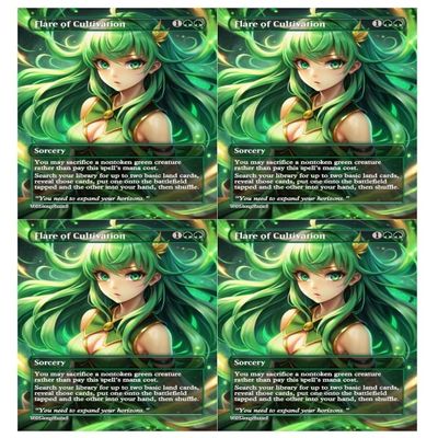 4x | Flare of Cultivation | Anime | Full Art | Foil or Non-Foil (Foil)