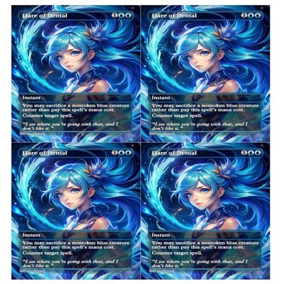 4x | Flare of Denial | Anime | Full Art | Foil or Non-Foil (Non Foil)