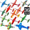 CACASO 36 Pack Foam Airplane Toys for Kids, Glider Planes for Boys & Girls, Birthday Party Favors, Outdoor Flying Toy, Mini Airplanes Classroom Prize Exchange Gift, Carnival Prize view 1