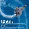Park10 Toys F22 Raptor Model RC Jet 3CH 2.4G F22S RC Airplane for Adults Upgrade Version Outdoor RC Glider Plane with LED Light (Gray) view 4