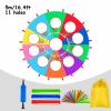 UUNVTOSU Parachute Game with Holes, Kids Agility Training Whack-a-mole Game, Tear- Parachute Parachute Parachute view 2
