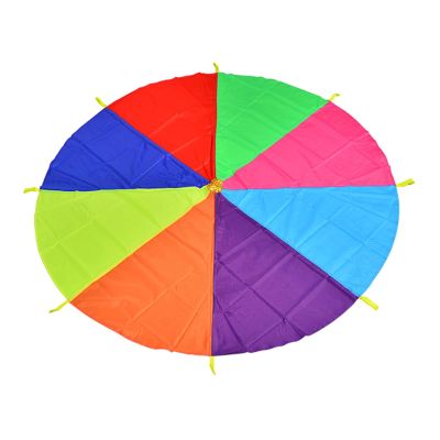 UUNVTOSU Play Parachute Outdoor Parachute Game with Storage Bag, Kids Outdoor Activity Game, Multiplayer Cooperative Parachute Parachute Parachute(6m/19.6ft)