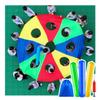 UUNVTOSU Play Parachute Outdoor Beach Game - Parachute Game, Parachute Games for Home/Nursery, Outdoor Teamwork Parachute Game Parachute Parachute view 1
