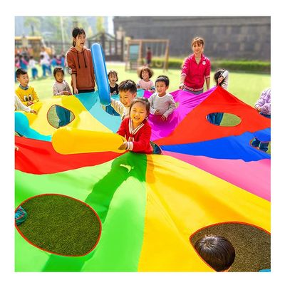 UUNVTOSU Play Parachute Whack-a-mole Game, Nursery Agility & Coordination Training Game, Parachute Game with Holes Parachute Parachute