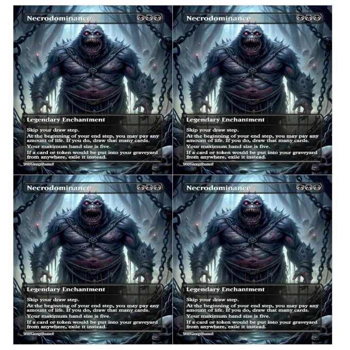 4X | Necrodominance | Anime | Full Art | (Non Foil)