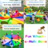 UUNVTOSU Play Parachute - Whack-a-mole Game, Teamwork Fun Whack-a-mole Game, Parent- Interactive Garden Game Parachute Parachute(6m/19.6ft) view 3