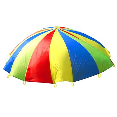 UUNVTOSU Play Parachute Birthday Party Game, Nursery Physical Training Resistance Parachute Games, Body Coordination Training Parachute Parachute(2m/6.5ft)