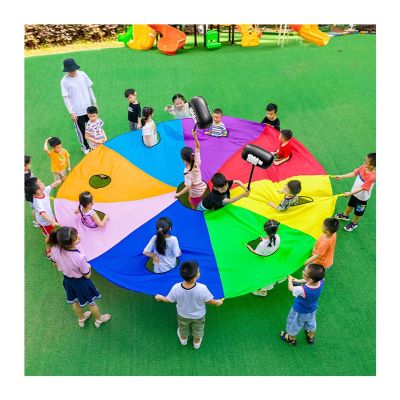 UUNVTOSU Play Parachute - Whack-a-mole Game, Nursery Whack-a-mole Game, Exercise Hand-Eye Coordination Parachute Parachute(4m/9.8ft)