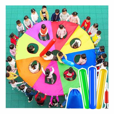 UUNVTOSU Play Parachute Outdoor Beach Game - Parachute Game, Parachute Games for Home/Nursery, Birthday Party Parachute Games Parachute Parachute