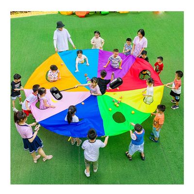 UUNVTOSU Play Parachute Whack-a-mole Game, Rainbow Parachute Sensory Game, Agility & Coordination Training Game Parachute Parachute